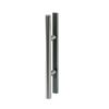Levidor Stangengriff GF350 wandseitig flach in Edelstahl-Optik